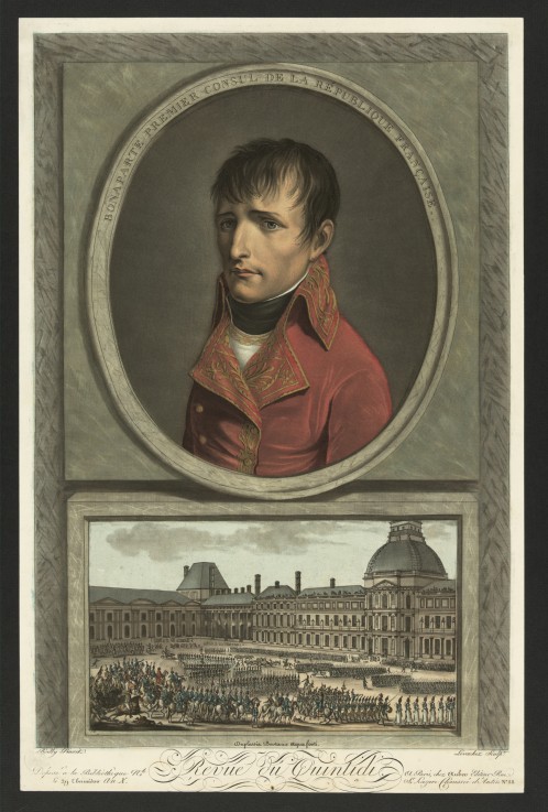 Napoleon Bonaparte as First Consul of France od Louis-Léopold Boilly
