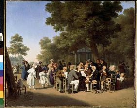 Politicians in the Tuileries Garden
