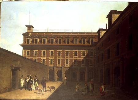 The Prison des Madelonnettes od Louis-Léopold Boilly