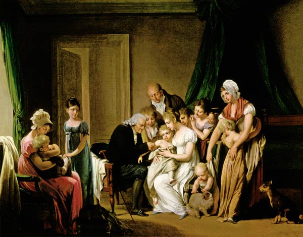 The Vaccination od Louis-Léopold Boilly