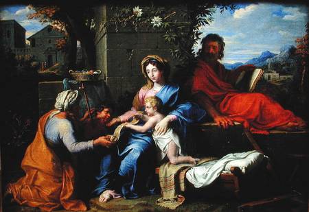 The Holy Family od Louis Licherie de Beuron