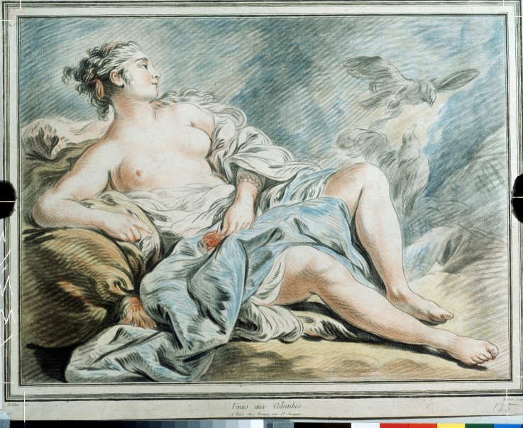 Venus with Doves od Louis Marin Bonnet
