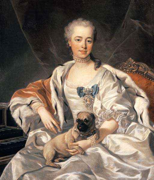 Princess Ekaterina Golitsyna (1720-91) od Louis Michel van Loo