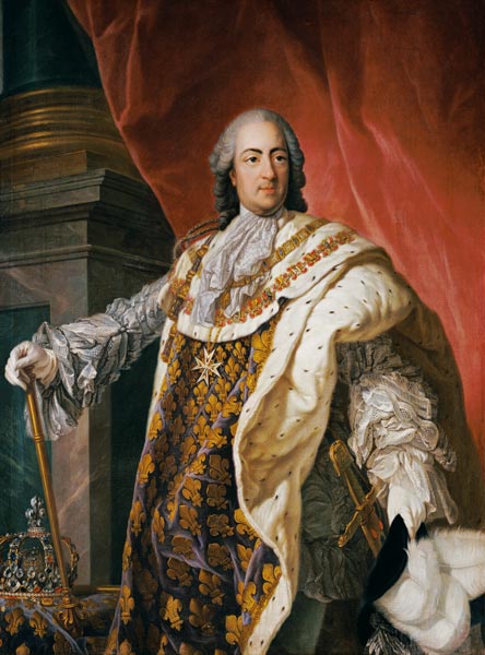 Louis XV (1710-74)  od Louis Michel van Loo