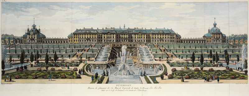 Peterhof Palace od Louis-Nicolas de Lespinasse