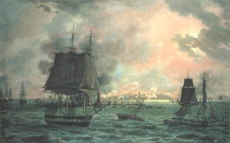 The Bombing of Cadiz by the French on 23rd September 1823 od Louis Philippe Crepin