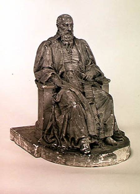 Seated statue of Michel de L'Hospital (c.1504-73) od Louis Pierre Deseine
