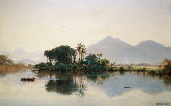 Countryside at the Orinoco, Venezuela. od Louis Remy Mignot