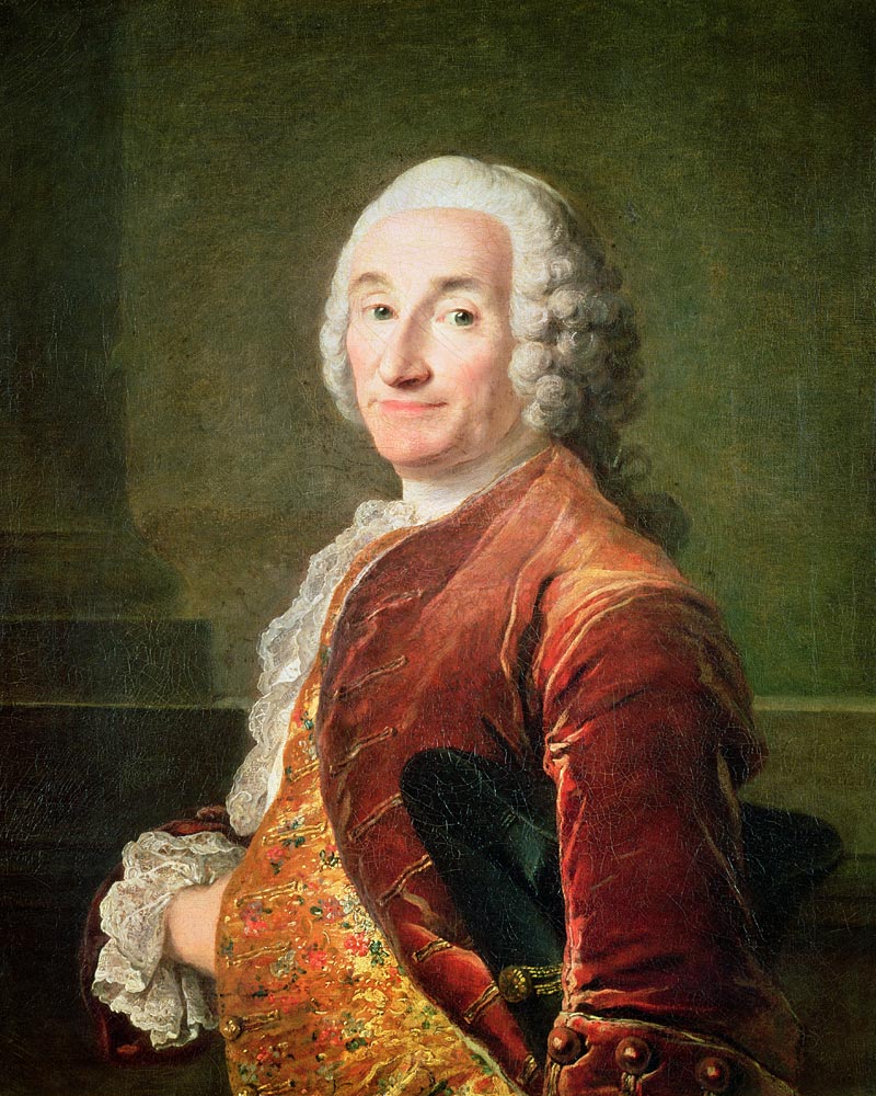 Louis Francois Armand de Vignerot du Plessis (1696-1788) Duke of Richelieu od Louis Tocqué