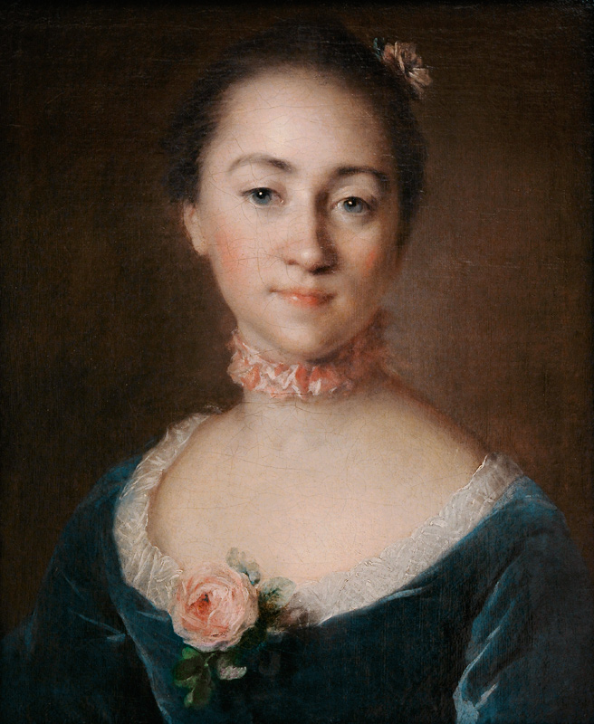 Portrait of Countess Ekaterina Golovkina od Louis Tocqué