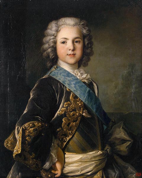 Portrait of Louis, Grand Dauphin of France od Louis Tocqué