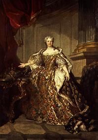 Marie Lecszinska, queen of France od Louis Tocqué