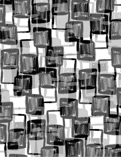 Monochrome Squares od  Louisa  Hereford