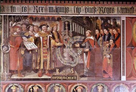 Bishop Sherbourne with Henry VIII od Louise Barnard