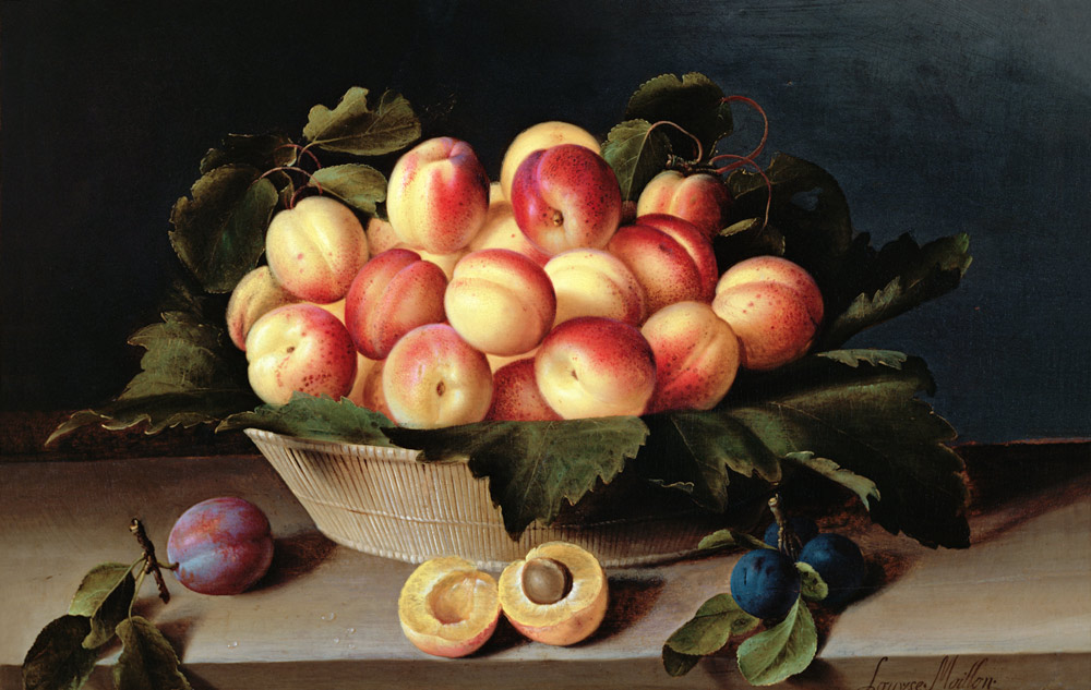 Basket of Apricots od Louise Moillon
