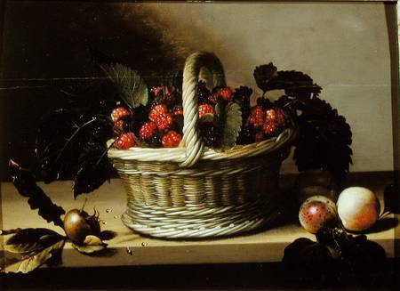 Basket of Blackberries and Raspberries od Louise Moillon