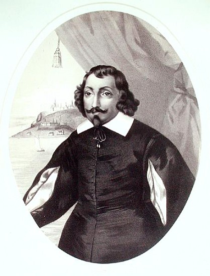Samuel de Champlain (1567-1635) 1854 od Louis Joseph Cesar Ducornet