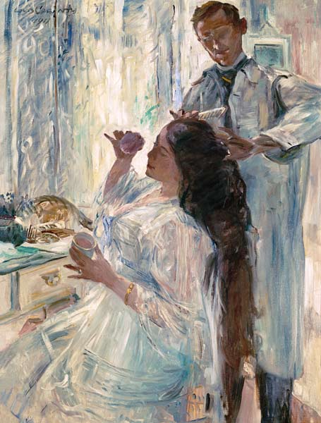 The wife of the artist at the dressing table. od Lovis Corinth
