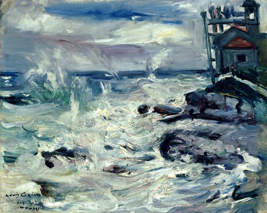 Storm on Cap Ampeglio. od Lovis Corinth