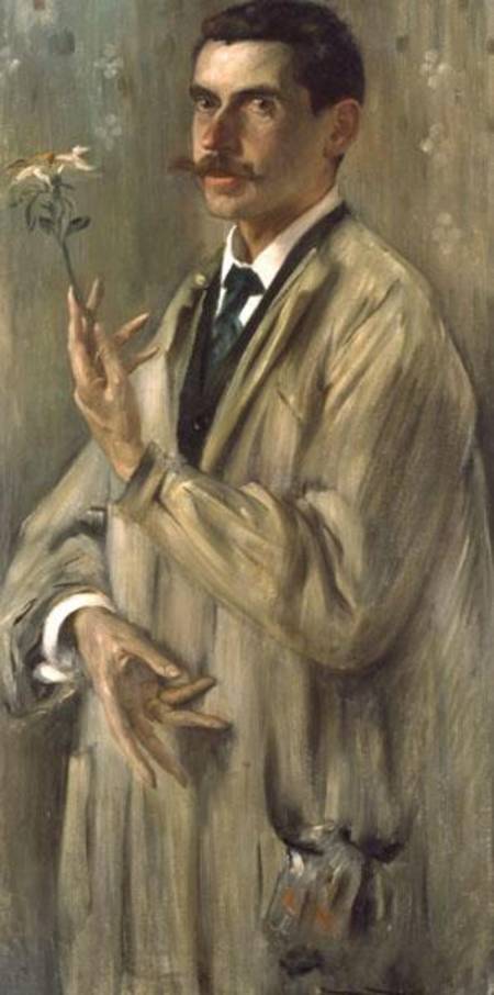 The Painter Otto Eckmann (1865-1902) od Lovis Corinth