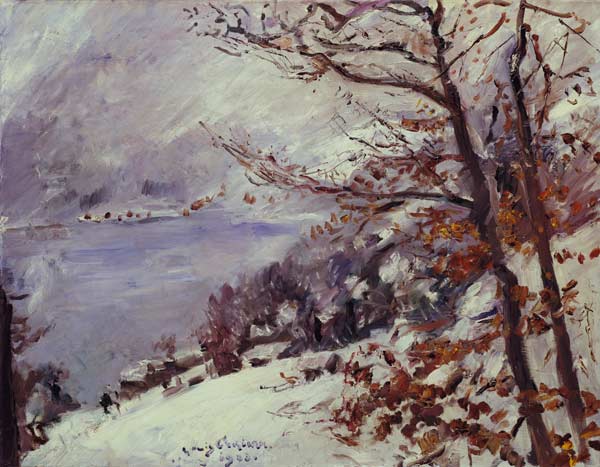 The Walchensee in winter od Lovis Corinth