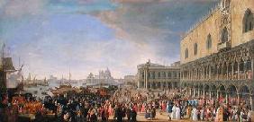 Arrival of the Comte Languet de Gergy at the Palazzo Ducale, Venice