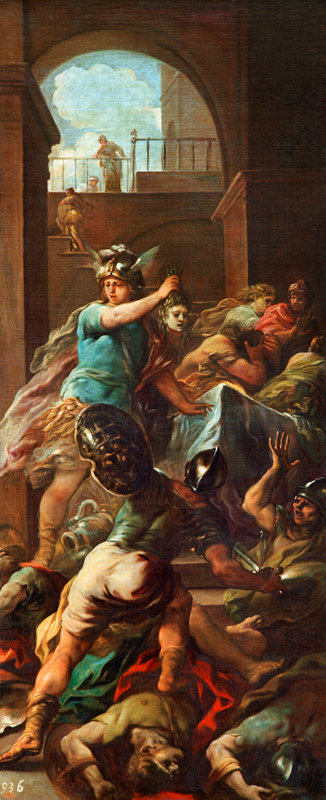 L.Giordano, Perseus mit Haupt der Medusa od Luca Giordano