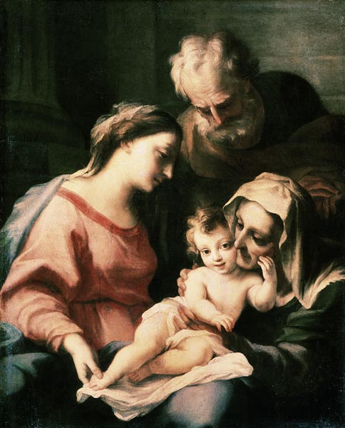 The Holy Family od Luca Giordano