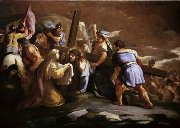 L.Giordano, Carrying the Cross od Luca Giordano