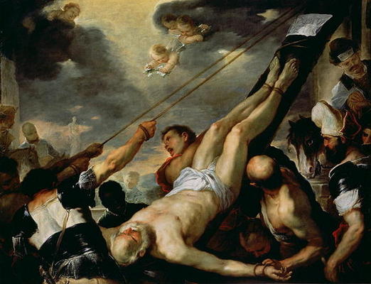 The Crucifixion of St. Peter od Luca Giordano