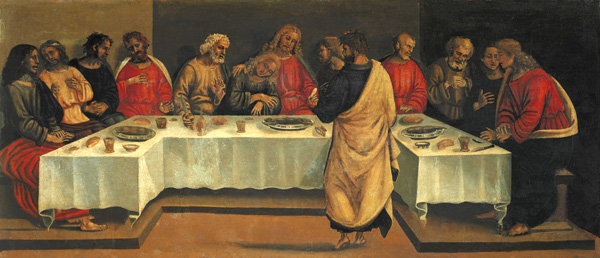 Predella Panel: Last Supper od Luca Signorelli