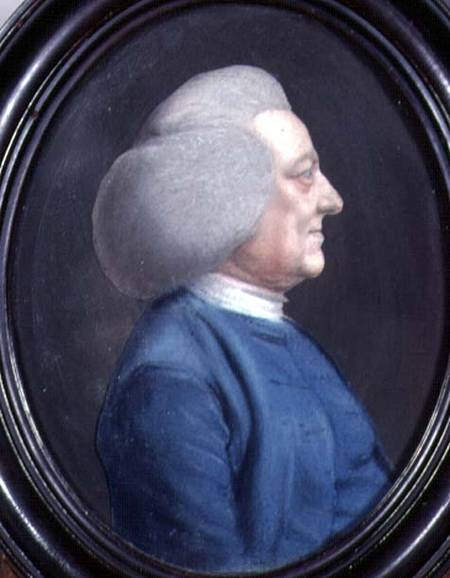 Portrait of a man wearing a Blue Coat od Lucas Bateman