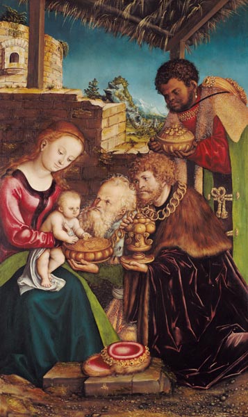 Adoration of the kings od Lucas Cranach d. Ä.