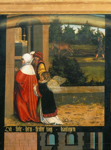 Das 3. Gebot: Du sollst den Feiertag heiligen od Lucas Cranach d. Ä.