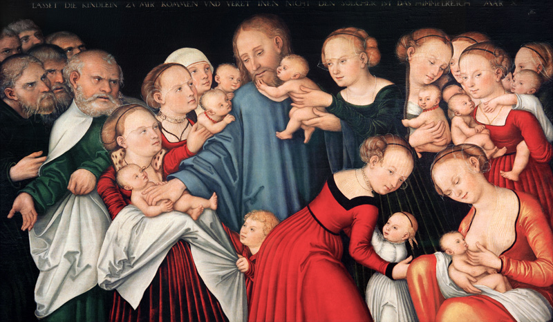 Christ Blessing the Children od Lucas Cranach d. Ä.