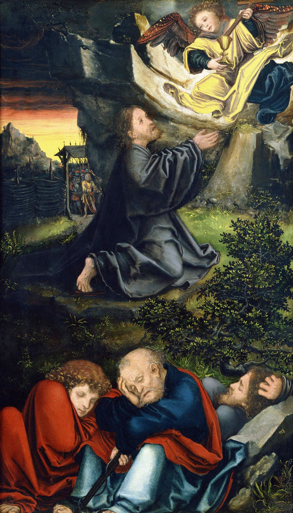 The Agony in the Garden od Lucas Cranach d. Ä.