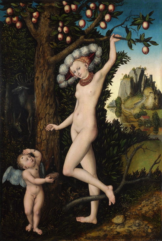Cupid complaining to Venus od Lucas Cranach d. Ä.