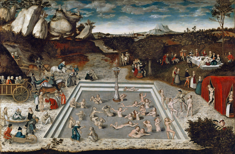 The fountain of youth od Lucas Cranach d. Ä.