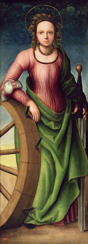 Die Hl. Katharina od Lucas Cranach d. Ä.
