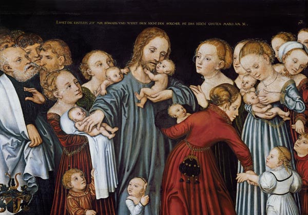 Let come the child flax come to me od Lucas Cranach d. Ä.