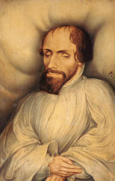 Philipp Melanchton on the deathbed. od Lucas Cranach d. Ä.