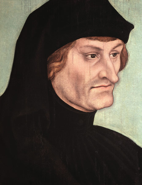 Portrait of Rudolf Agricola (1444-85) od Lucas Cranach d. Ä.