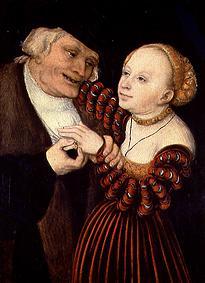 The altos and the girl od Lucas Cranach d. Ä.