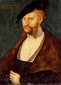 Portrait of the duke Ernst of Brunswick od Lucas Cranach d. Ä.