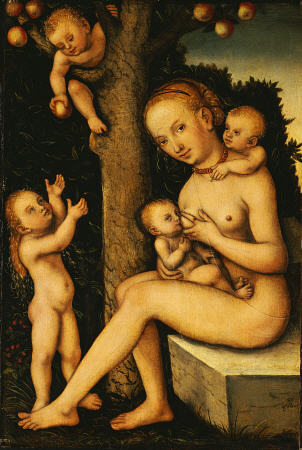 Charity od Lucas Cranach d. Ä.