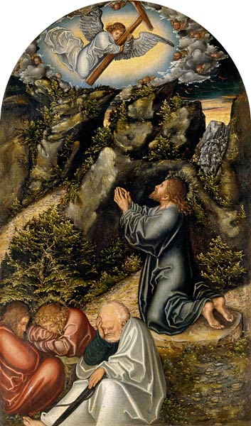 The Agony in the Garden od Lucas Cranach d. Ä.