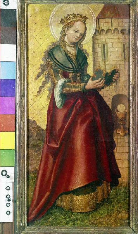 Die heilige Barbara. od Lucas Cranach d. Ä.