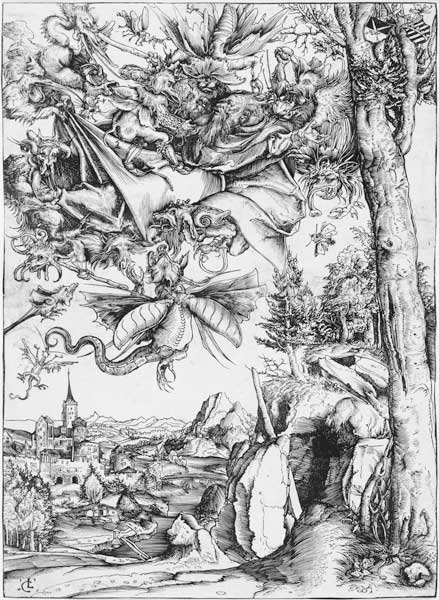 Die Versuchung des heiligen Antonius od Lucas Cranach d. Ä.