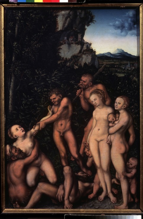 Fruits of jealousy (The Silver Age) od Lucas Cranach d. Ä.