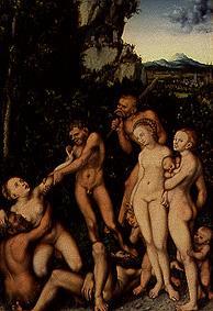 The fruits of the jealousy. od Lucas Cranach d. Ä.